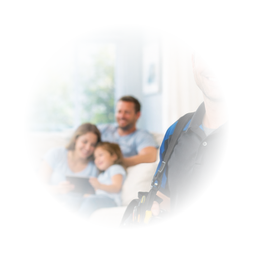 Warranty Service - professional HVAC technician at the door